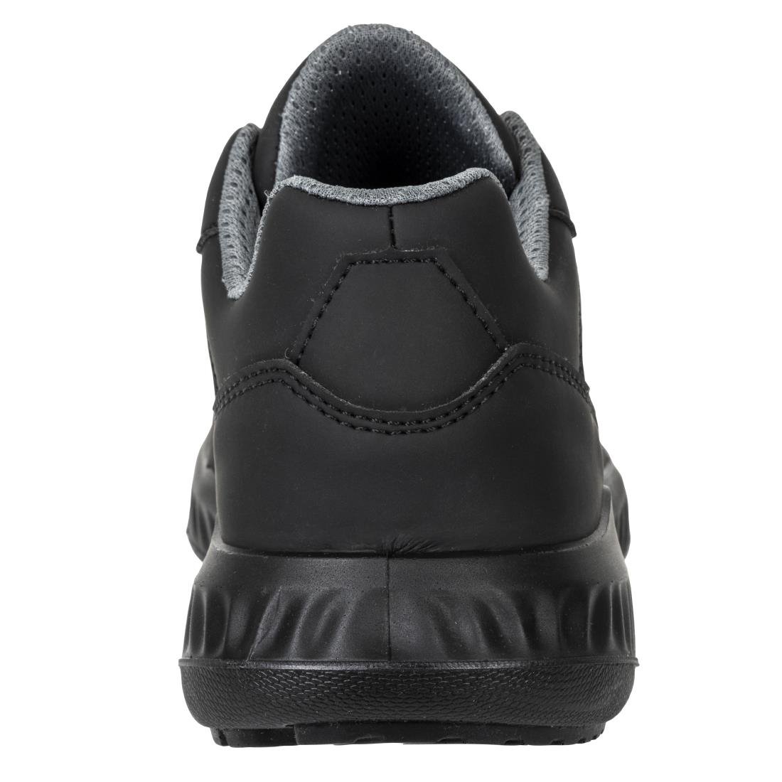 Baskets de sécurité noires en microfibre recyclée Slipbuster - Taille 42