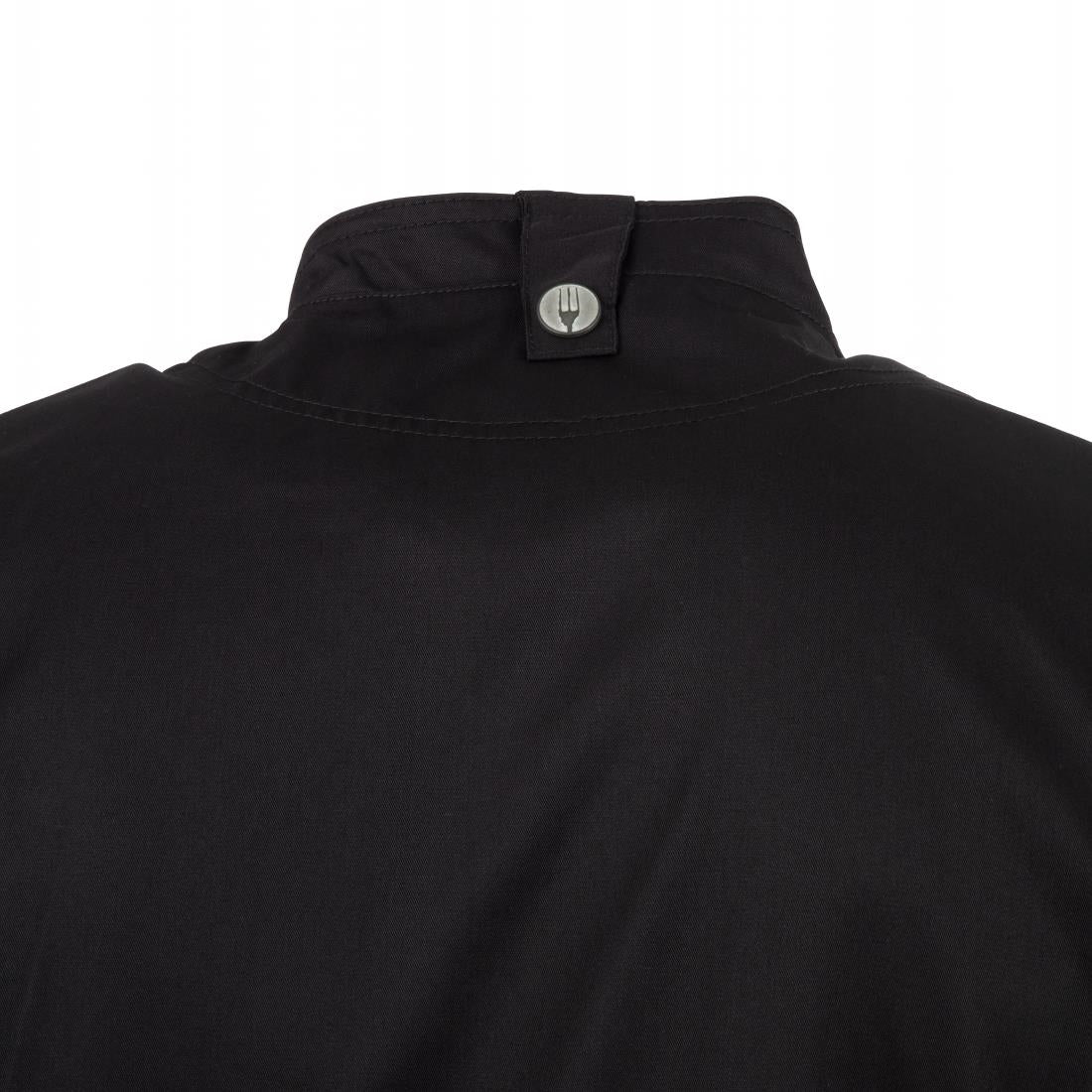 Veste de cuisine mixte Cool Vent Chef Works Urban Springfield noire - NISBETS