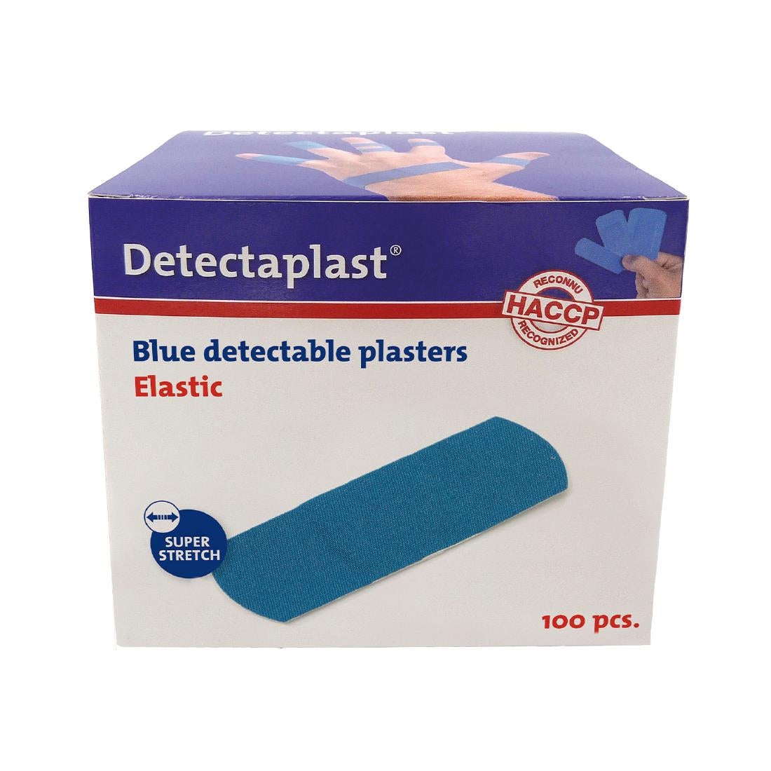 Pansements élastiques Detectaplast 25x72mm (lot de 100)