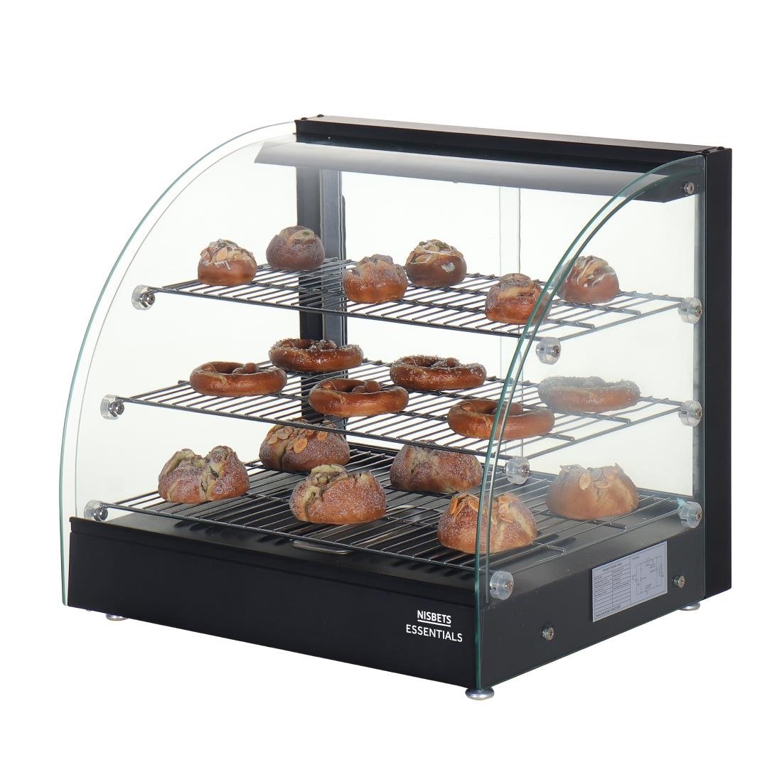 Vitrine chauffante Nisbets Essentials 82L