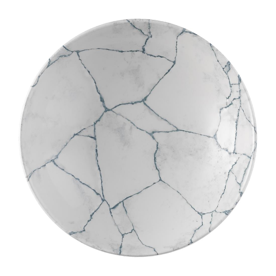 Assiettes coupes rondes Churchill Studio Prints Kintsugi Pearl Evolve Grey 182mm (Lot de 12)