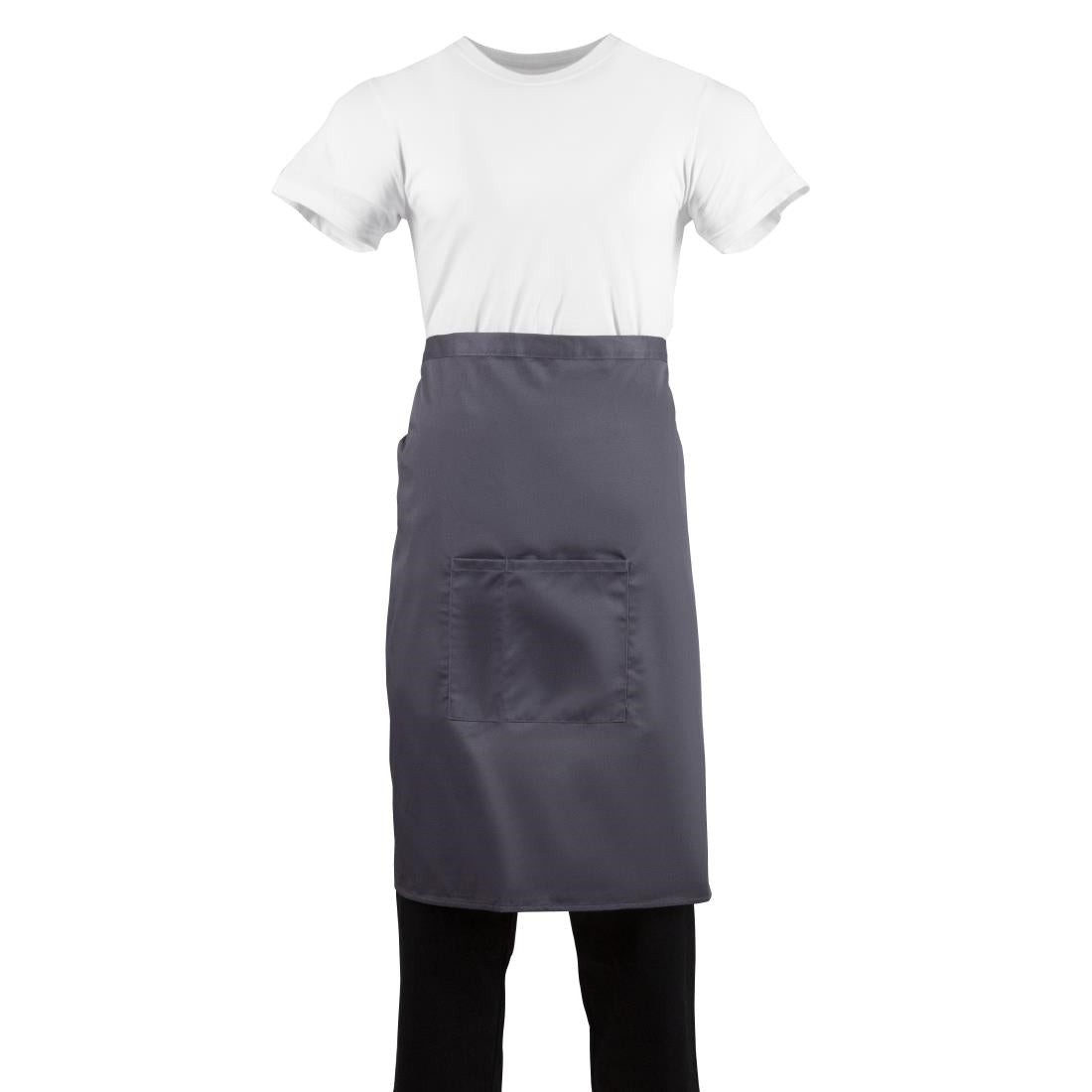 Tablier serveur Whites gris anthracite - NISBETS