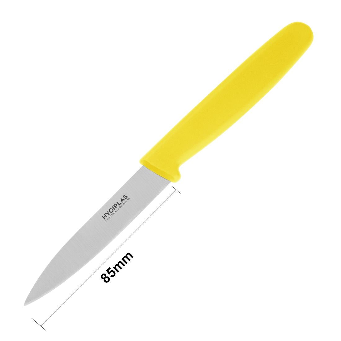 Couteau d'office Hygiplas jaune 7,5 cm