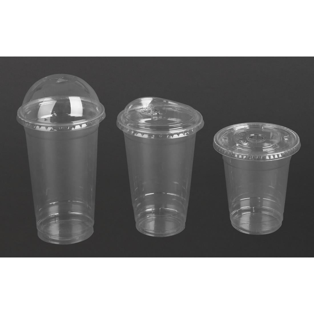 Couvercles plats en rPET Fiesta Recyclable pour gobelets 340/455/568ml (lot de 400)