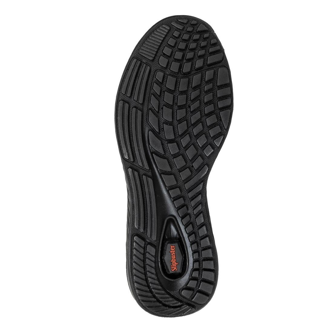 Baskets de sécurité noires en microfibre recyclée Slipbuster - Taille 42