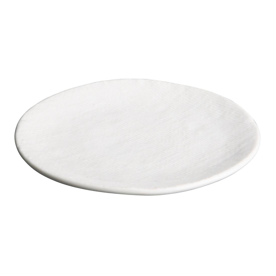 Assiettes plates Olympia Denim White 230 mm (lot de 6)