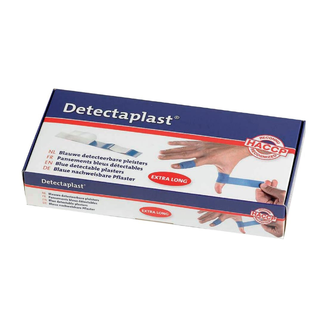 Pansements imperméables Detectaplast 18 x 2 cm (lot de 100)