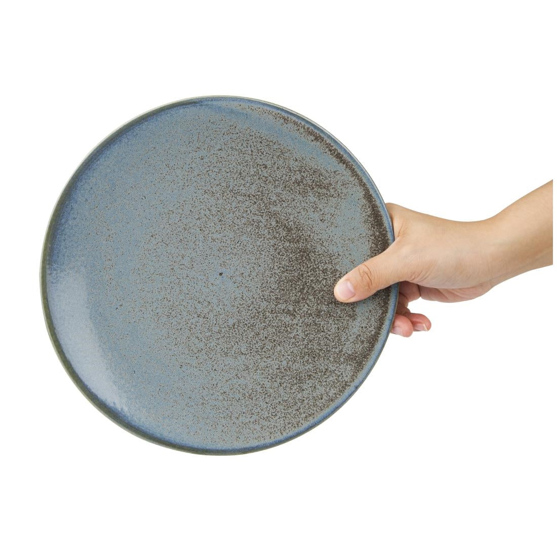 Assiettes plates Olympia Ember Blue 230mm (lot de 6)