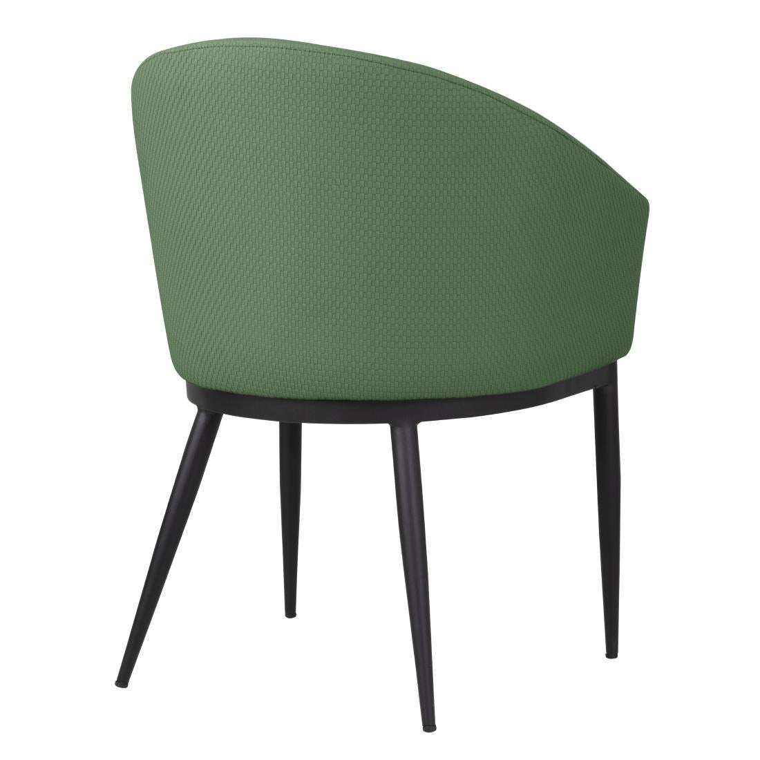 Fauteuils d'intérieur Bolero Meridian verts (lot de 2)