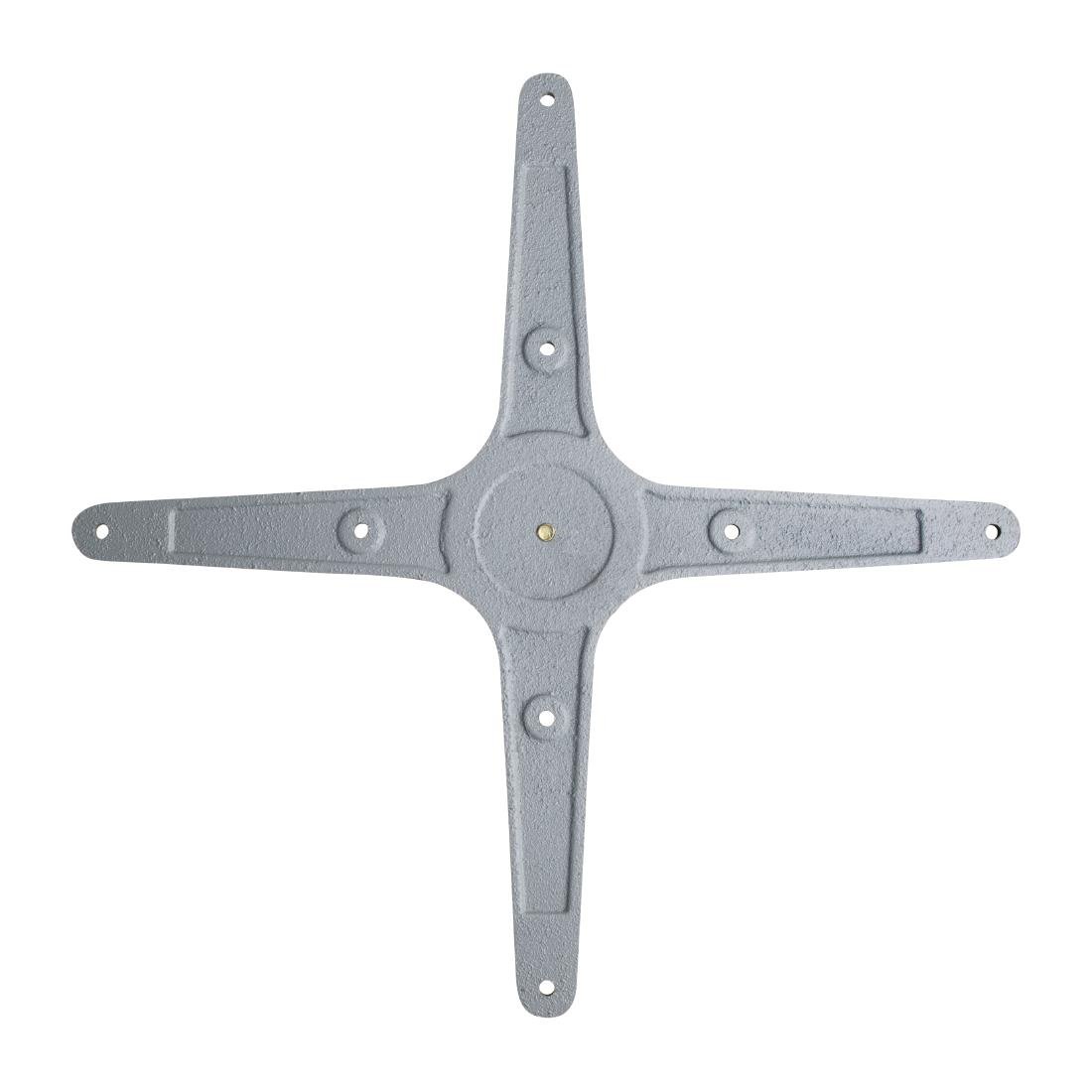 Pied de table rond en acier inoxydable Bolero - NISBETS