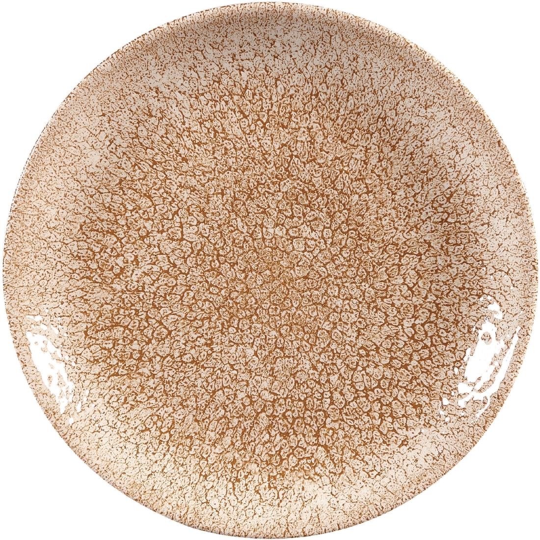 Assiettes rondes Churchill Studio Prints Raku Garnet Orange 165mm (Lot de 12)