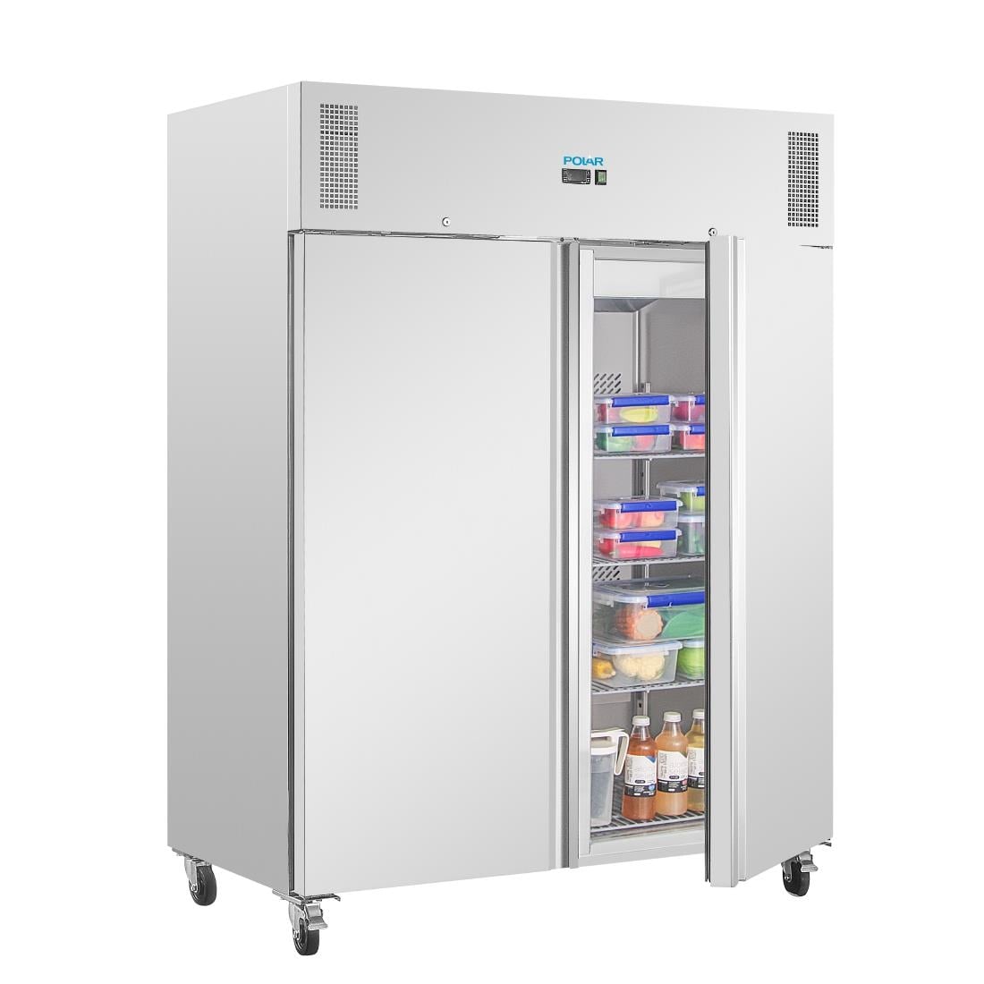Armoire réfrigérée positive 2 portes Polar série U 1300L - NISBETS