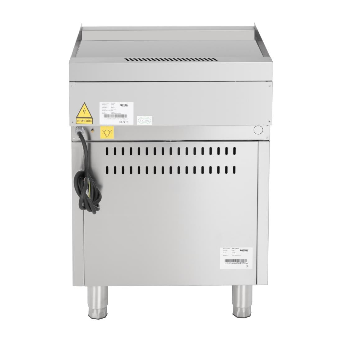 Plancha électrique sur meuble Série 600 Buffalo 600mm