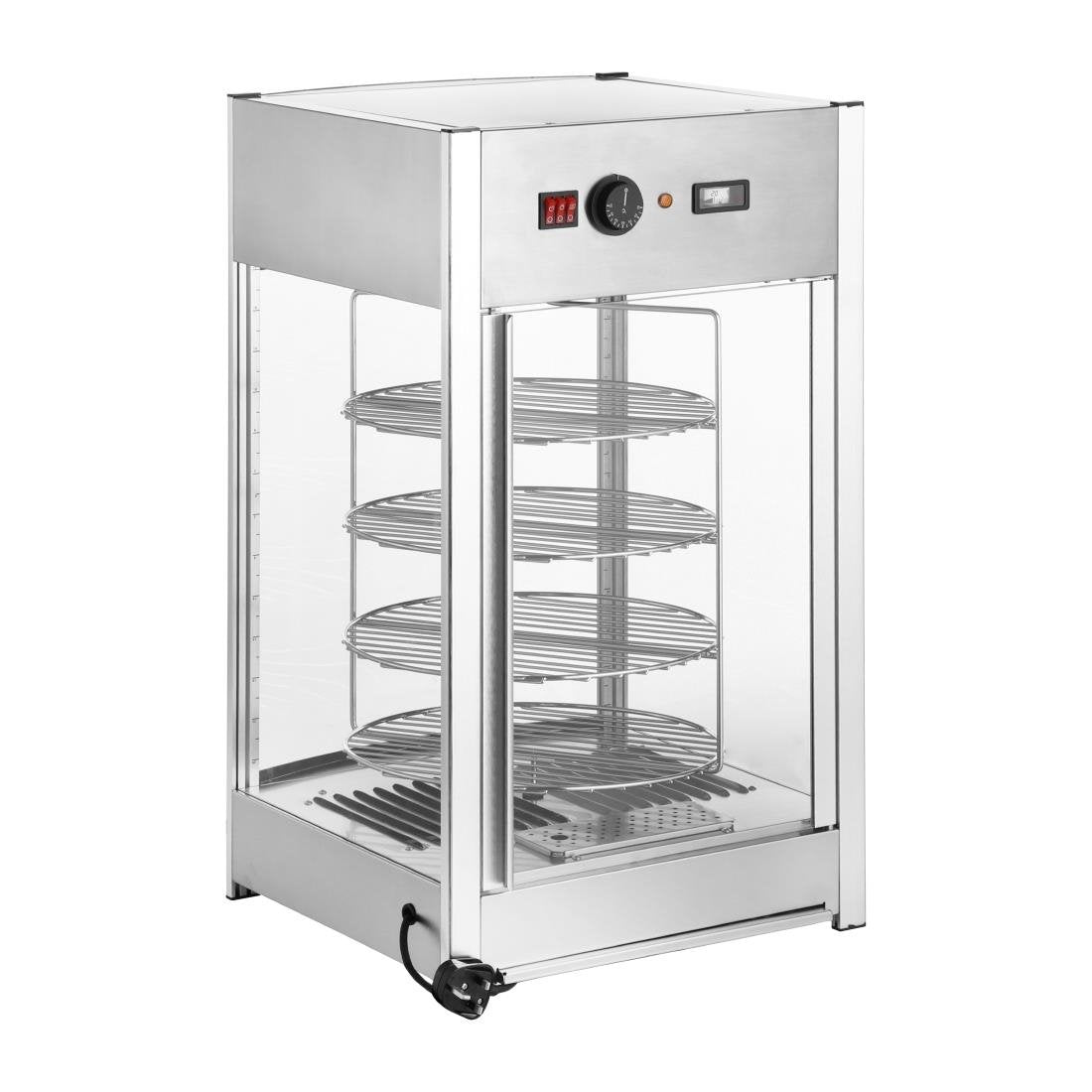 Vitrine chauffante rotative pour pizzas Buffalo 4 niveaux - NISBETS