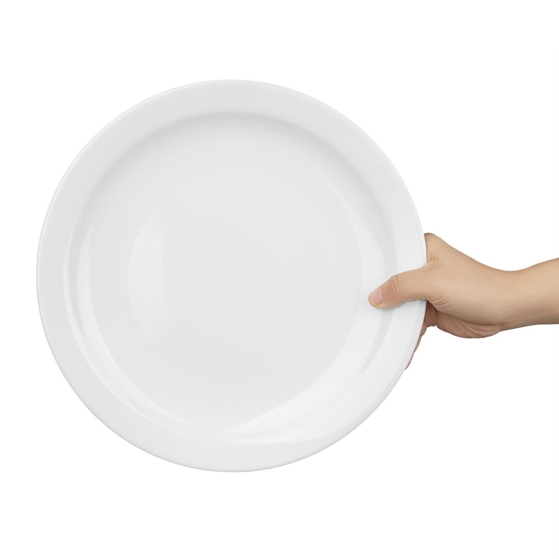 Assiettes À Bord Étroit Olympia Athena 284mm (Lot de 6) - NISBETS