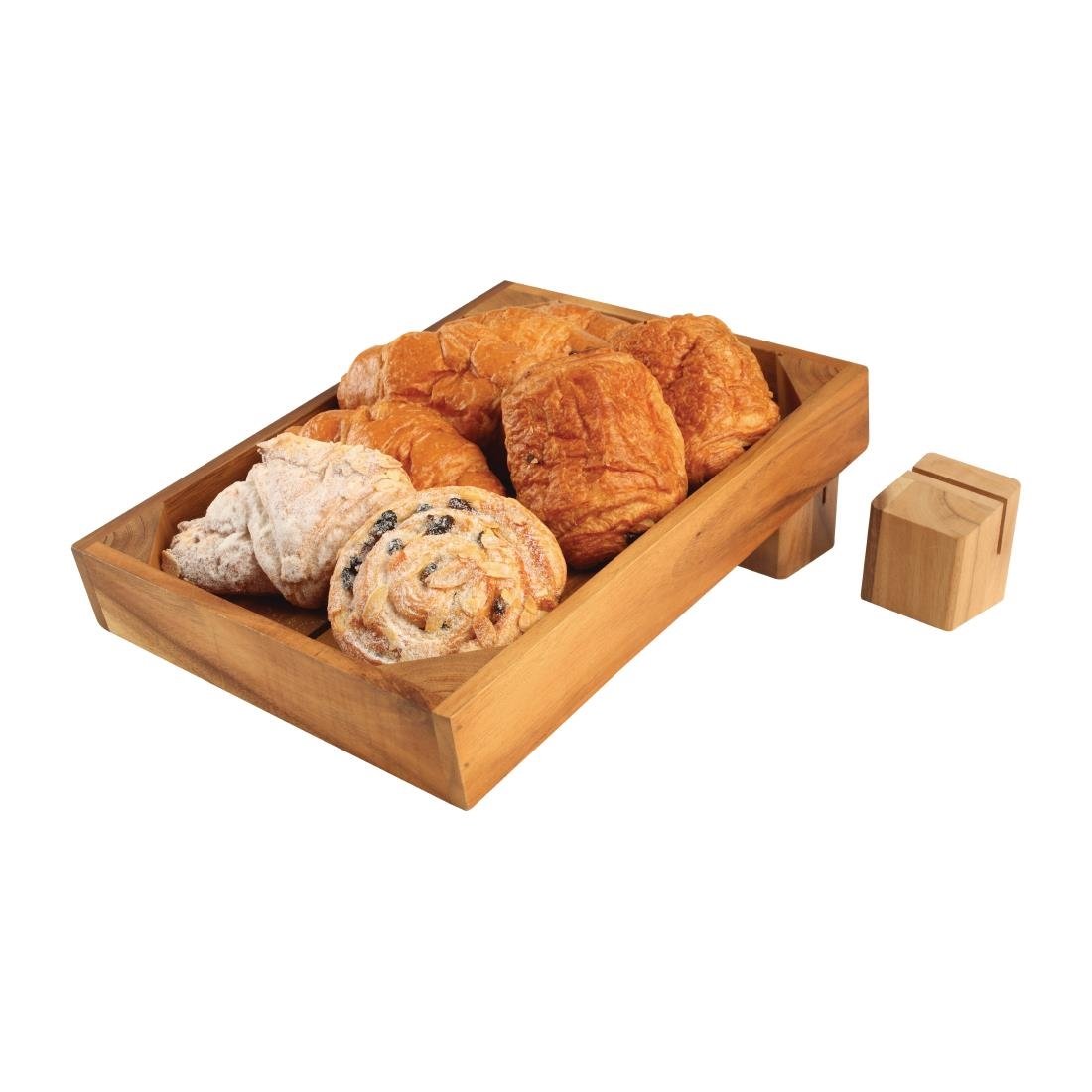 Porte-menu en bois Olympia - NISBETS