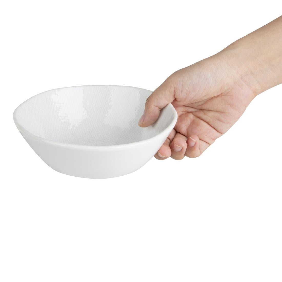 Bols plats Olympia Denim White 160 mm (lot de 6)