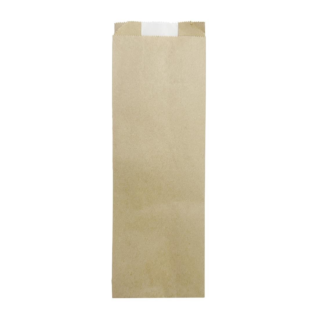 Sachets baguette avec fenêtre en papier cristal Fiesta Compostable 300x100x60mm (lot de 1000)