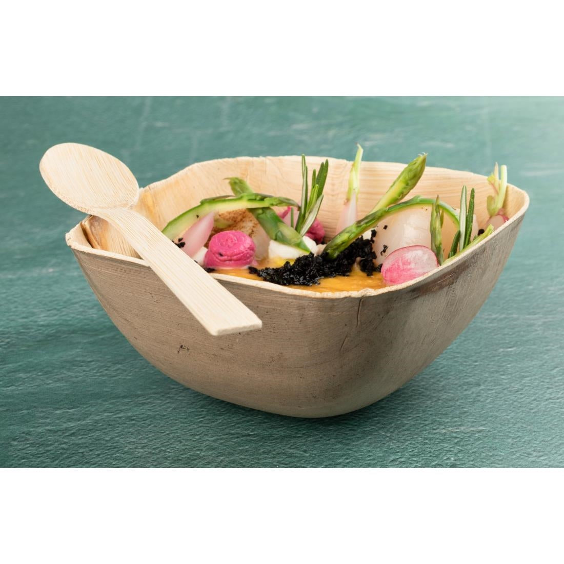 Cuillères en bambou Sier Disposables 170 mm (lot de 50)