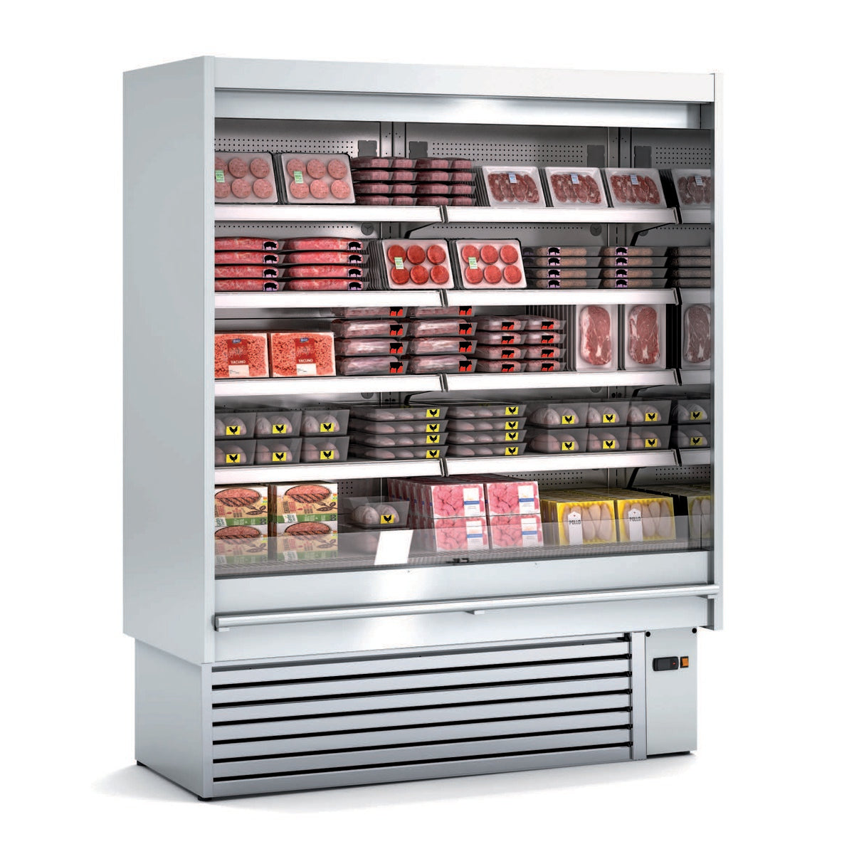 Vitrine murale gamme CEDAR Inox DS (sans porte) Profondeur 0 (653mm) - DS0-15-I-M2-LV - CODIGEL