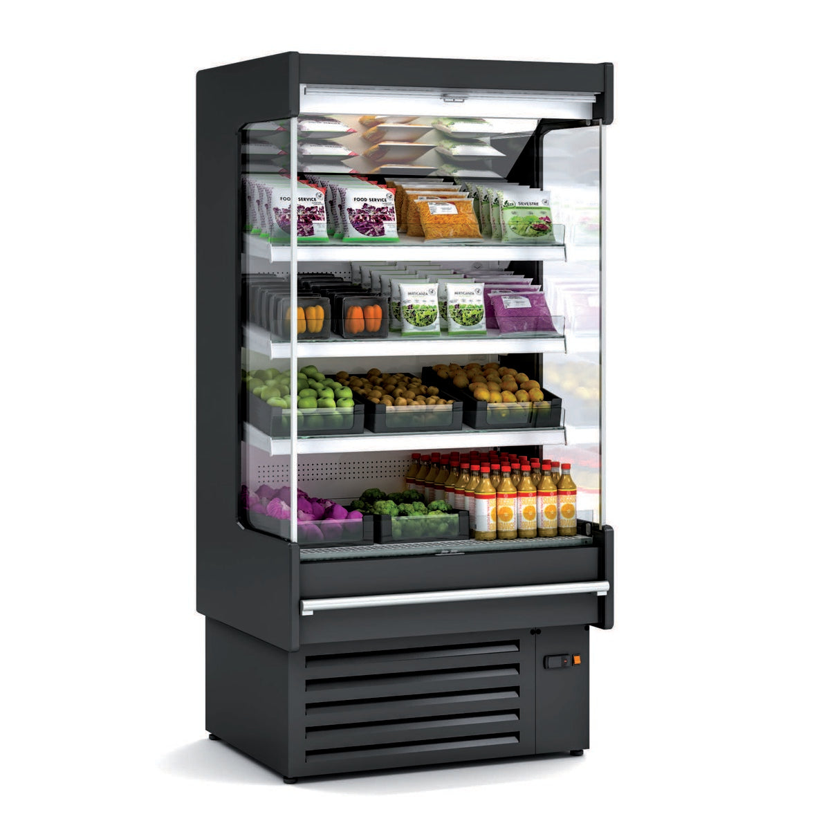 Vitrine murale gamme CEDAR DS (sans porte) Profondeur 0 (653mm) - DS0-25-H1 - CODIGEL