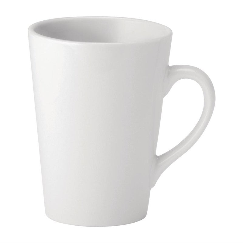 Tasses à latte Utopia Pure White 250 ml (lot de 24)