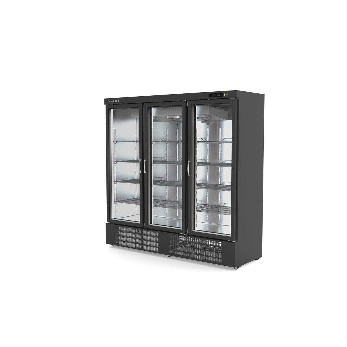 Armoire gourmet 3 porte vitrée négative - EBC-2003-NI - CODIGEL