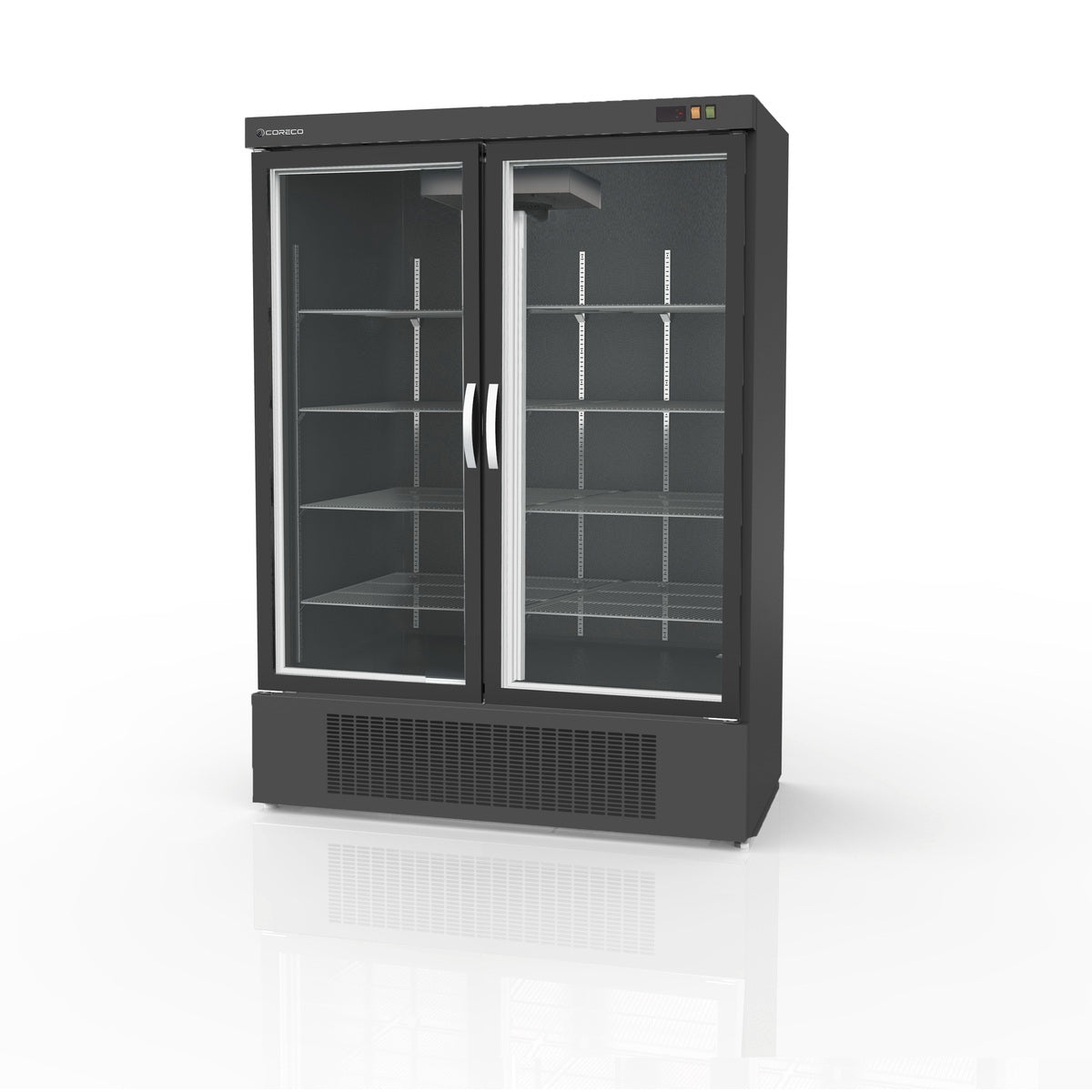 Armoire gourmet 2 porte vitrée négative - EBC-1302-NN - CODIGEL