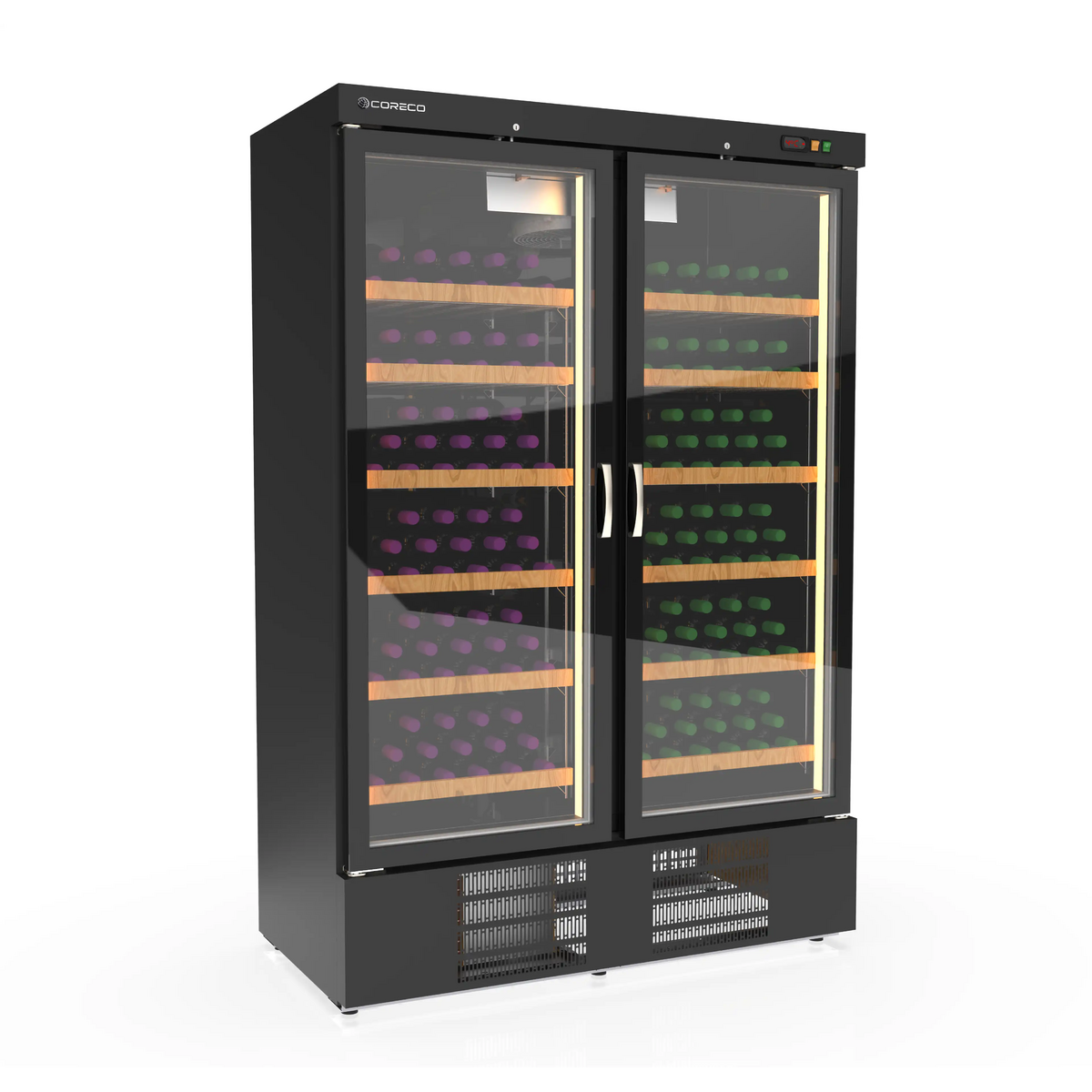 Armoire à vin bi-température 2 portes - EBRW-1302/2-NI - CODIGEL