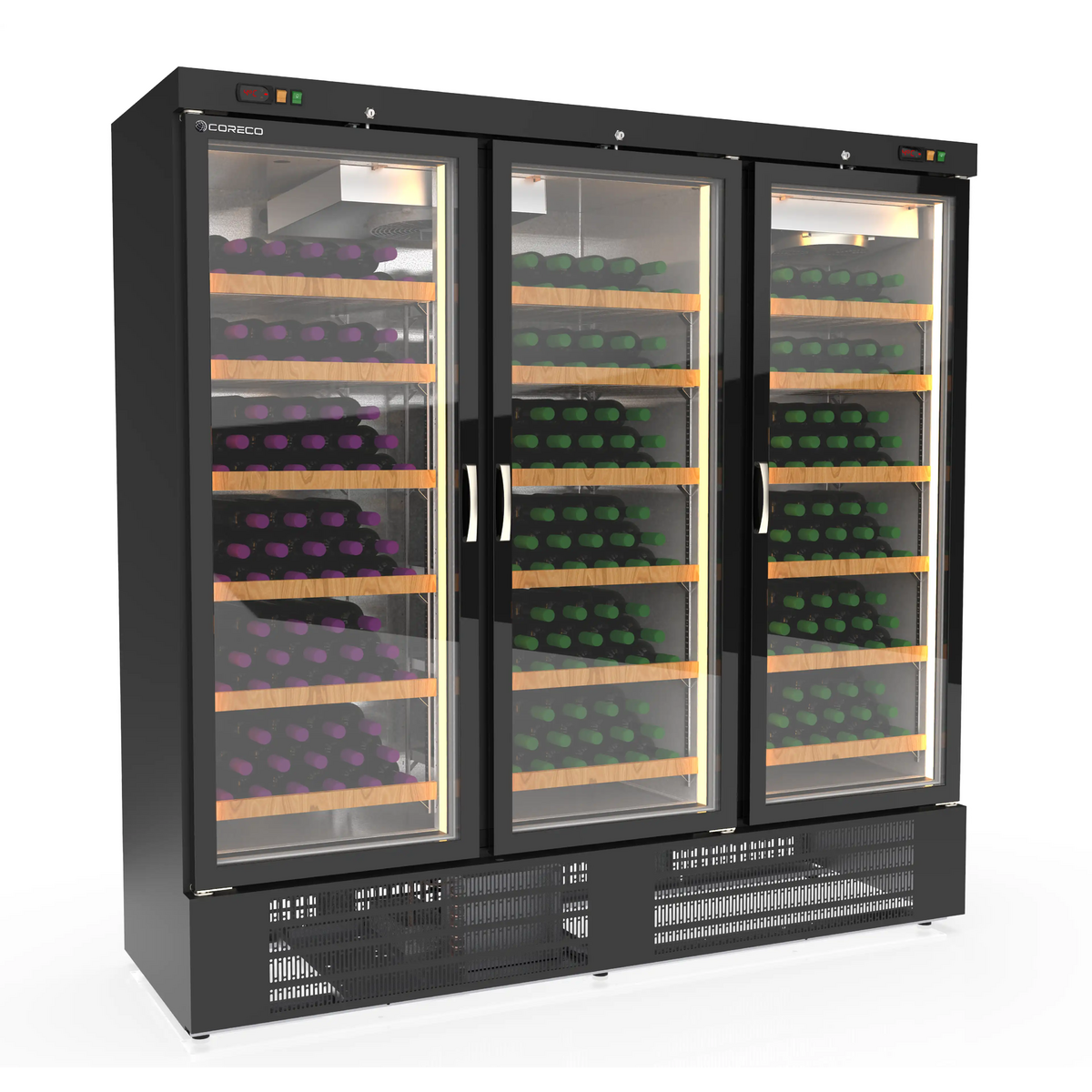 Armoire à vin bi-température 3 portes - EBRW-2003/2-NI - CODIGEL