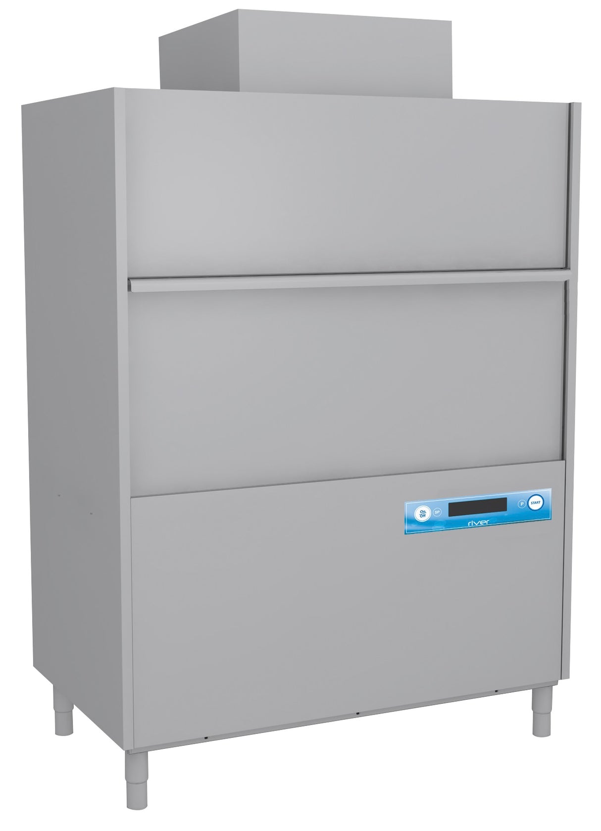 Elettrobar - Lave-batterie avec condenseur de buée - Panier 1310 x 700 mm - SERIE RIVER - RIVER298RV1