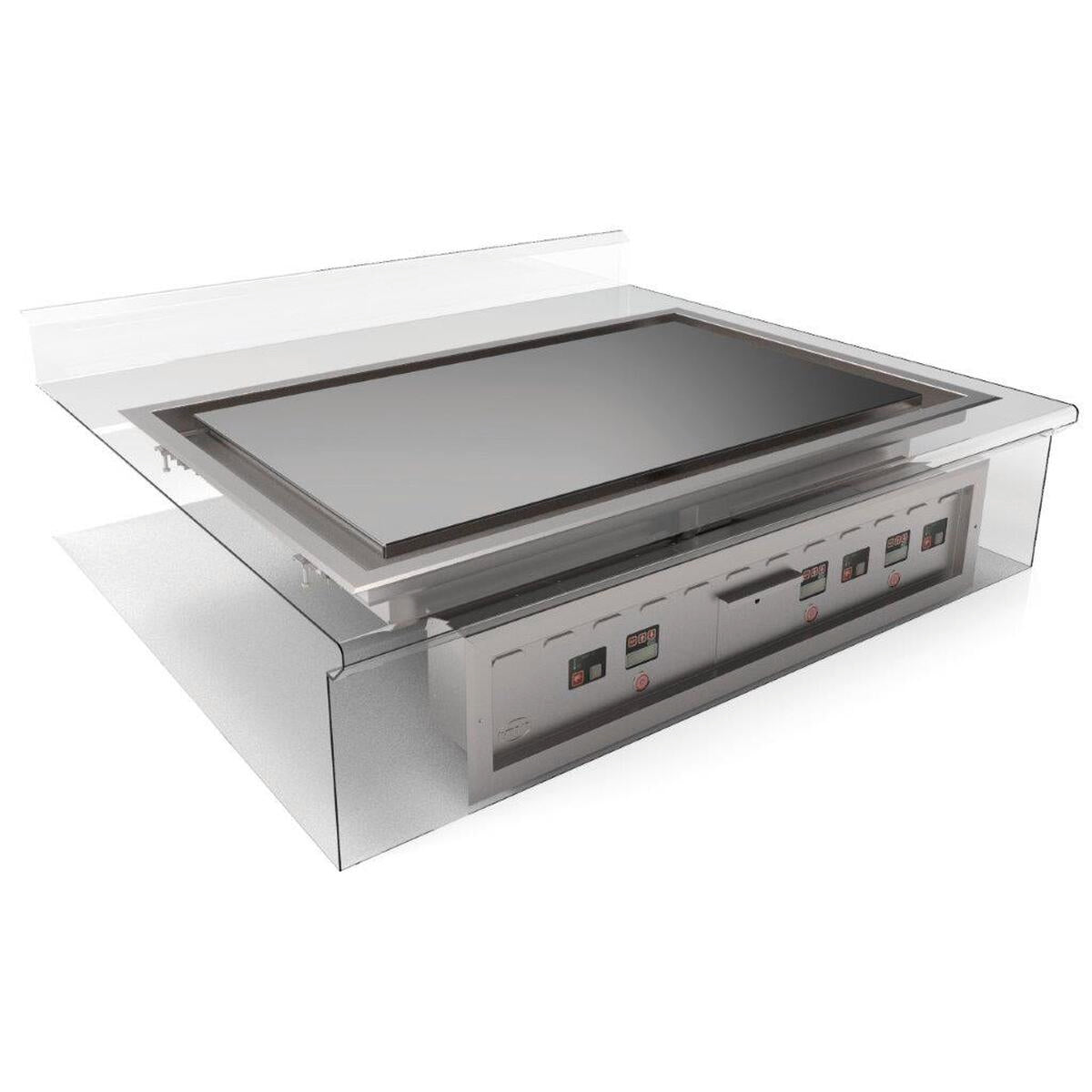 Plaque au chrome électrique encastrable - ERU15RC-DI - CODIGEL