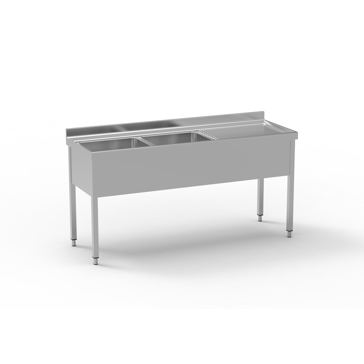 Plonge standard série 600 en inox - FGB-186/21D - CODIGEL