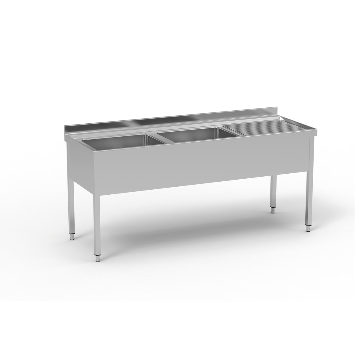 Plonge standard série 700 en inox - FGB-207/21D - CODIGEL