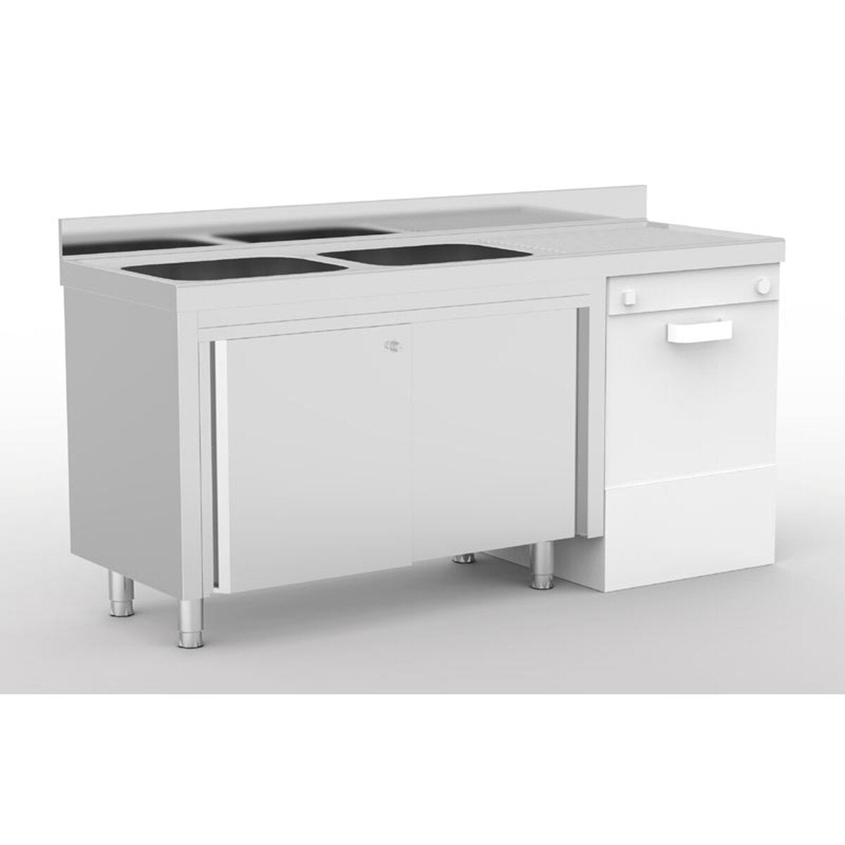 Plonge lave-vaisselle incorporé - FMLM-187/21-D - CODIGEL