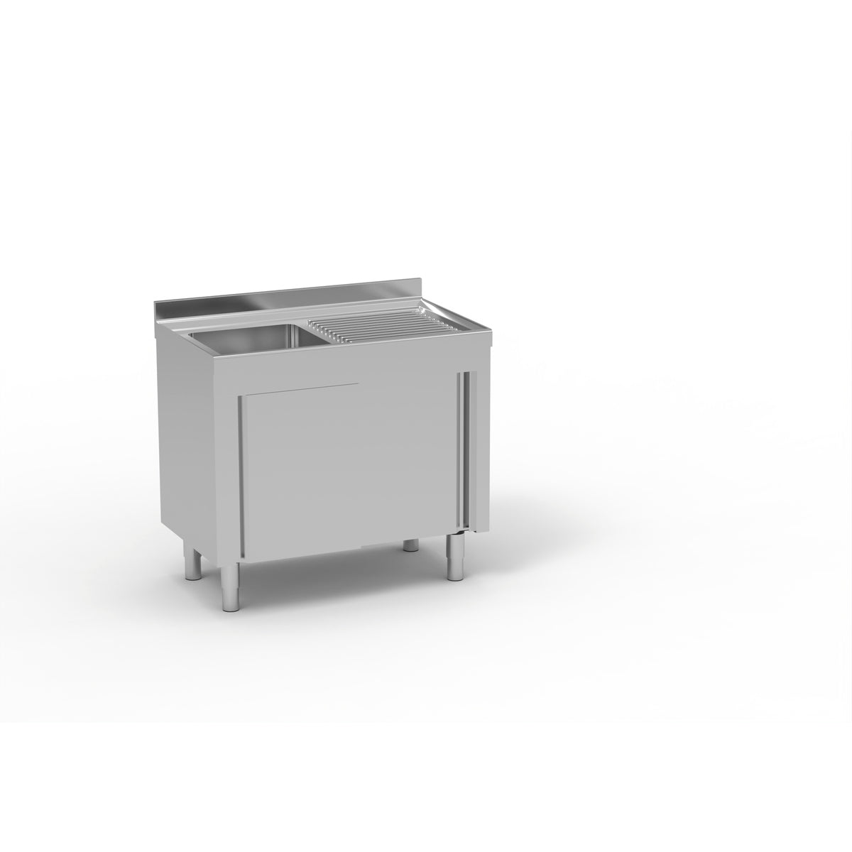 Meuble plonge inox - FMM-106/11D - CODIGEL