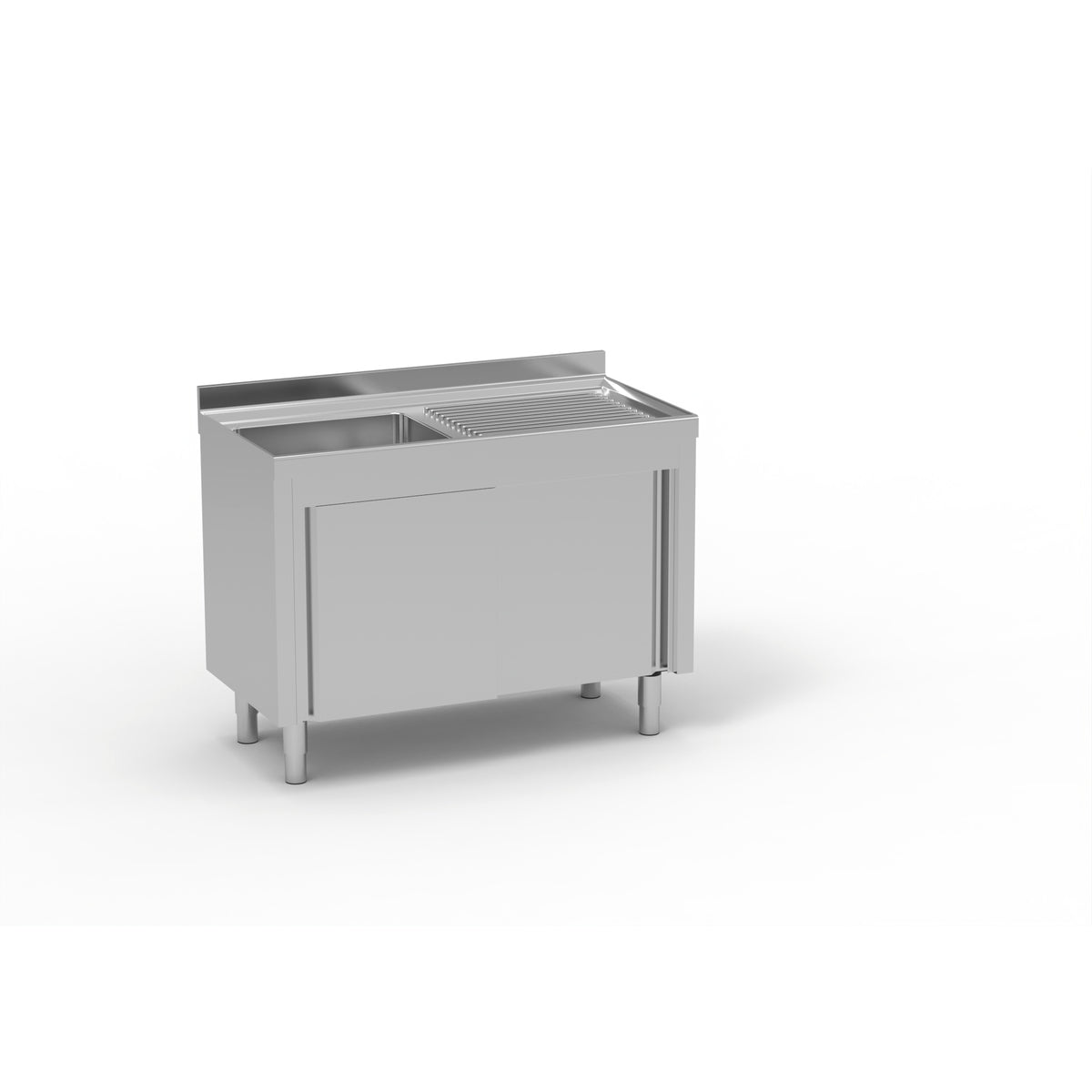 Meuble plonge inox - FMM-126/11D - CODIGEL