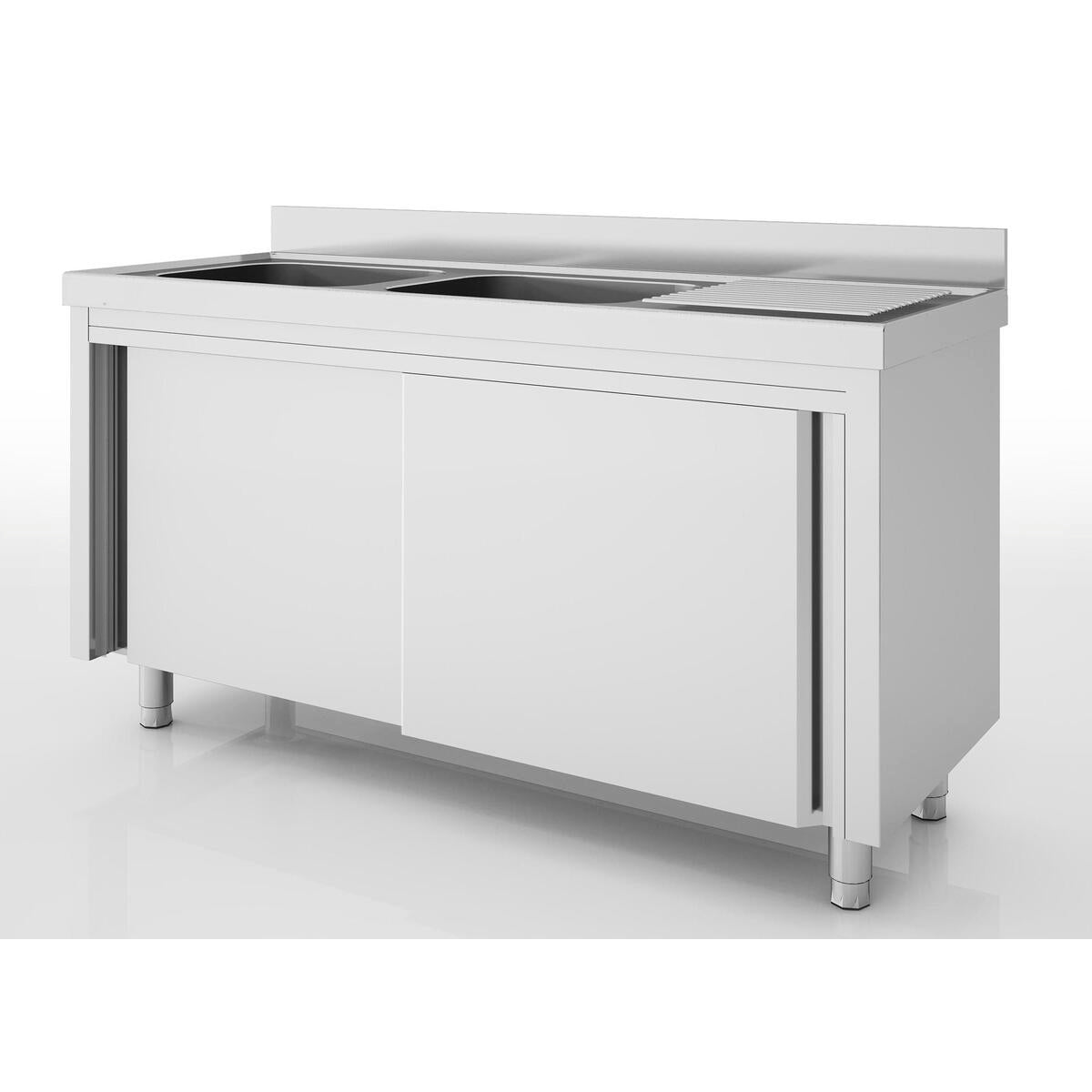 Meuble plonge inox - FMM-187/21D - CODIGEL