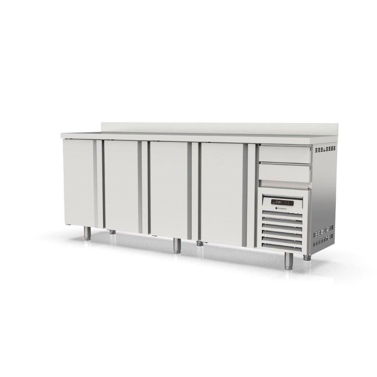 Arrière bar 600 positif 4 p. et 2 tiroirs neutres - FMR-250 - CODIGEL