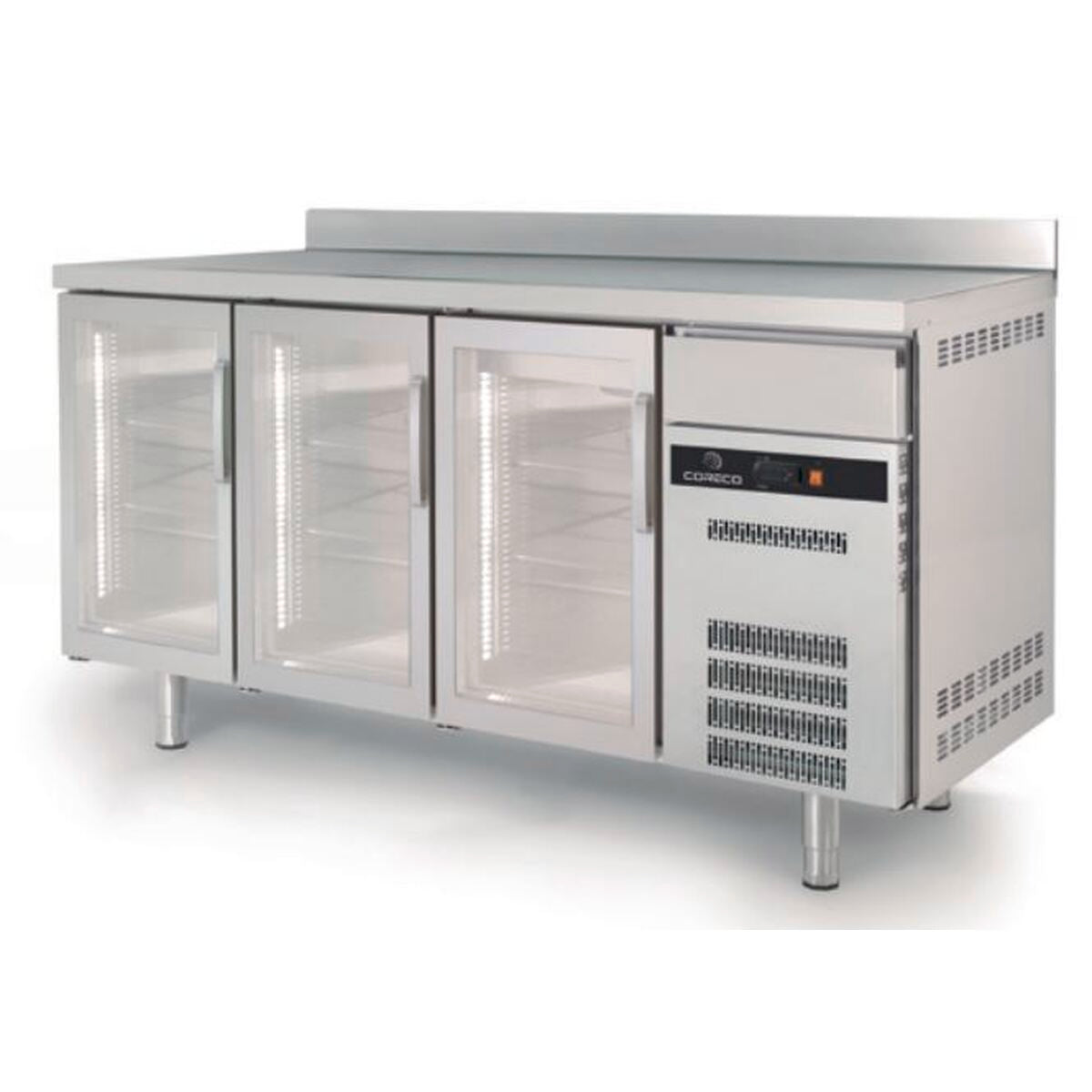 Arrière bar 600 positif S-Line - 3 portes vitrées - FSRV-200-S - CODIGEL