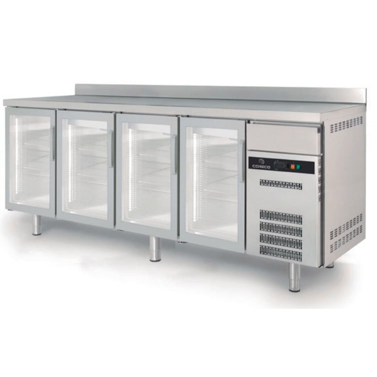 Arrière bar 600 positif S-Line - 4 portes vitrées - FSRV-250-S - CODIGEL