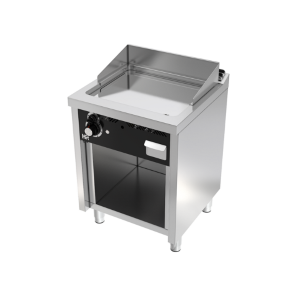 Fry-top s/600 chromée 600  sur placard  - FT6006ECR - CODIGEL