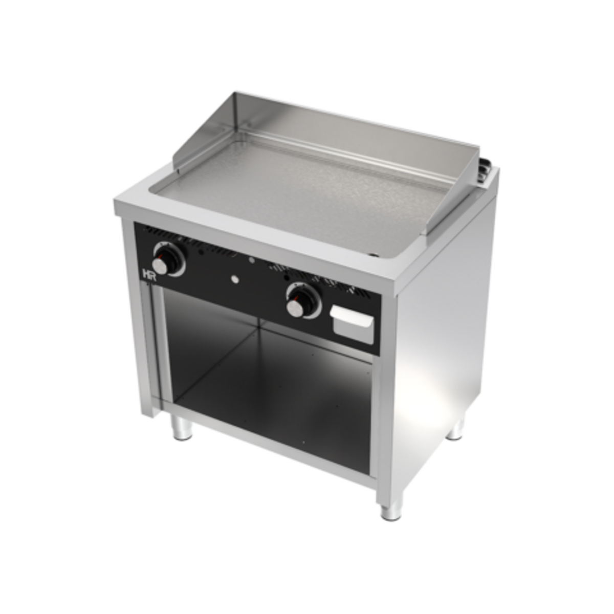 Fry-top s/600  acier rectifié 800 sur placard - FT6008E - CODIGEL