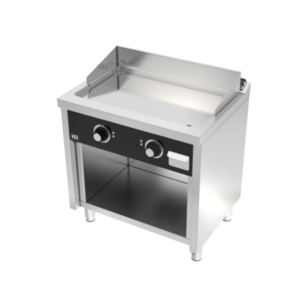 Fry top électrique 800 sur placard 600 chromée  - FTE6008ECR - CODIGEL