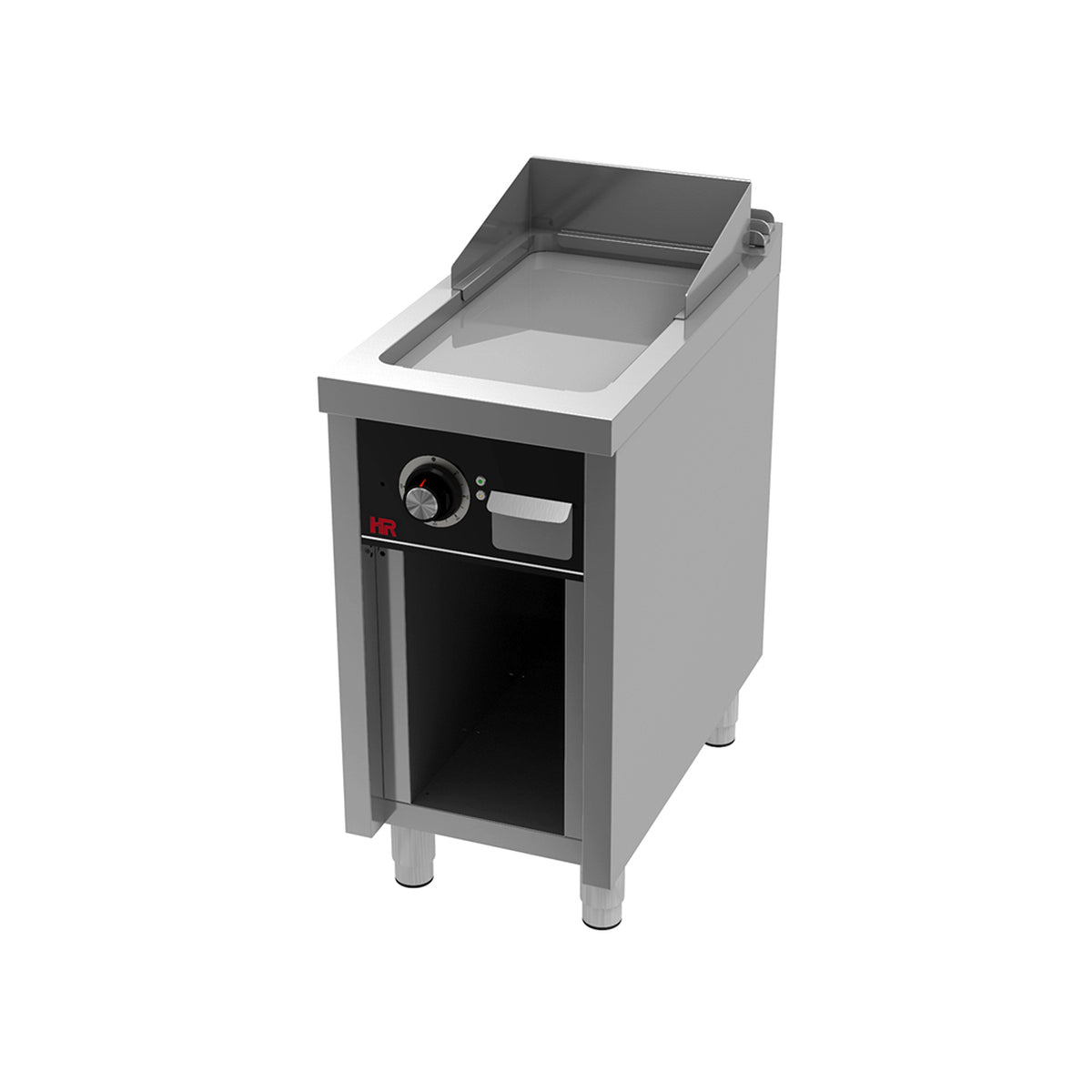 Fry top électrique 400 sur placard 750 chromée  - FTE7504ECR - CODIGEL