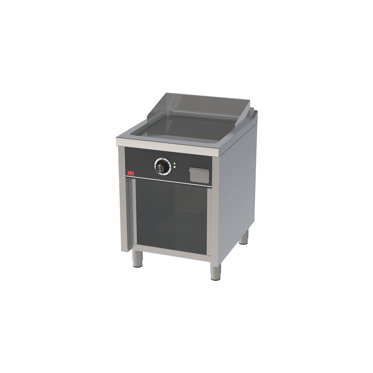 Fry top électrique 600 sur placard 750 acier rectifié  - FTE7506E - CODIGEL