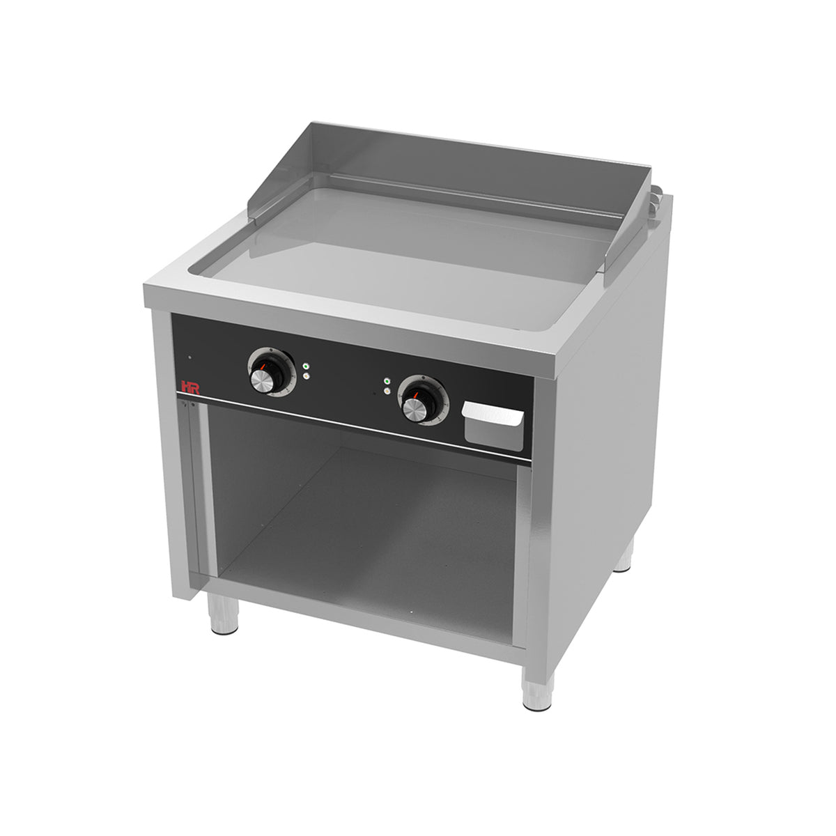 Fry top électrique 800 sur placard 750 chromée  - FTE7508ECR - CODIGEL