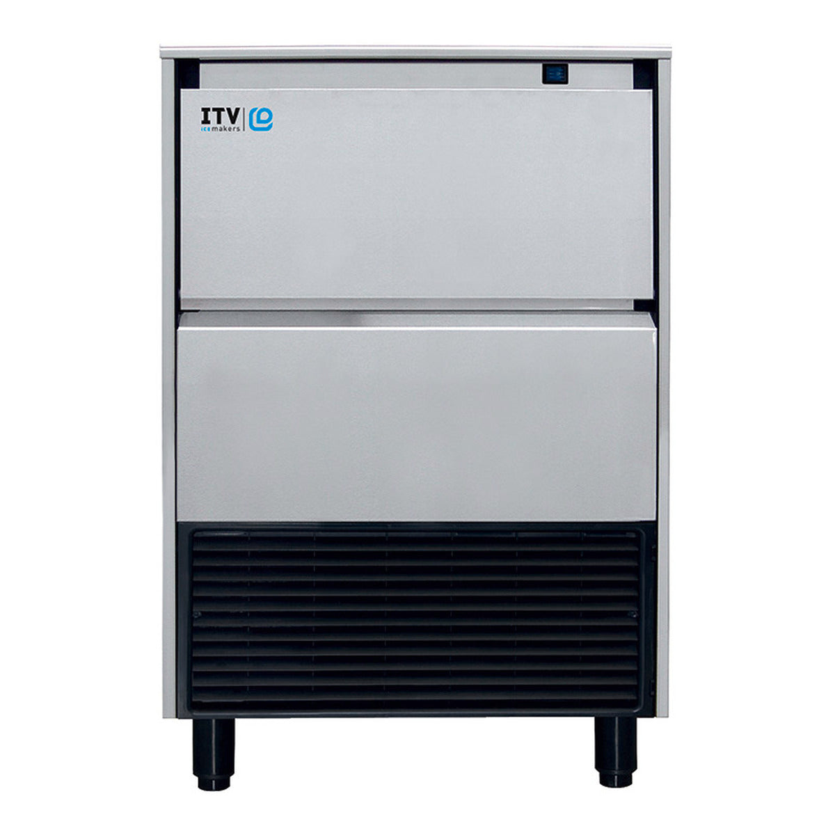 Machine à glaçons à injection - Prod. (24H): 75kg - Refroidissement AIR - Glaçons pleins 22 g - Avec pompe de vidange intégrée - GALA80A-DP - CODIGEL