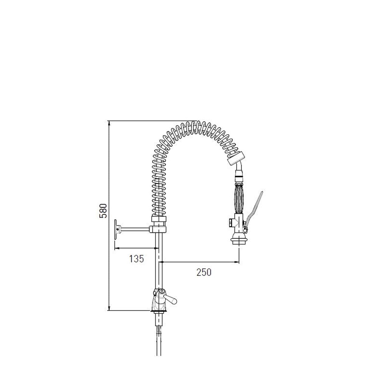 Robinet douchette - GDB-2 - CODIGEL