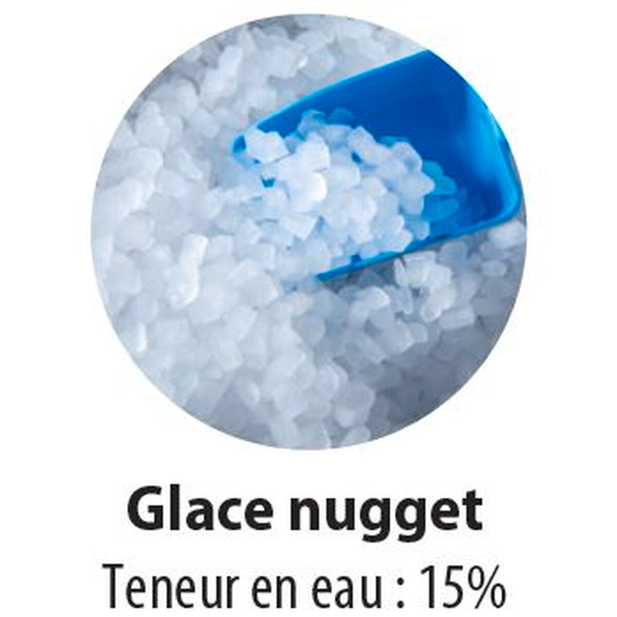 Tête de Prod. Nuggets - Prod. (24H): 382kg - Refroidissement AIR - Glace nuggets - IQN300A - CODIGEL